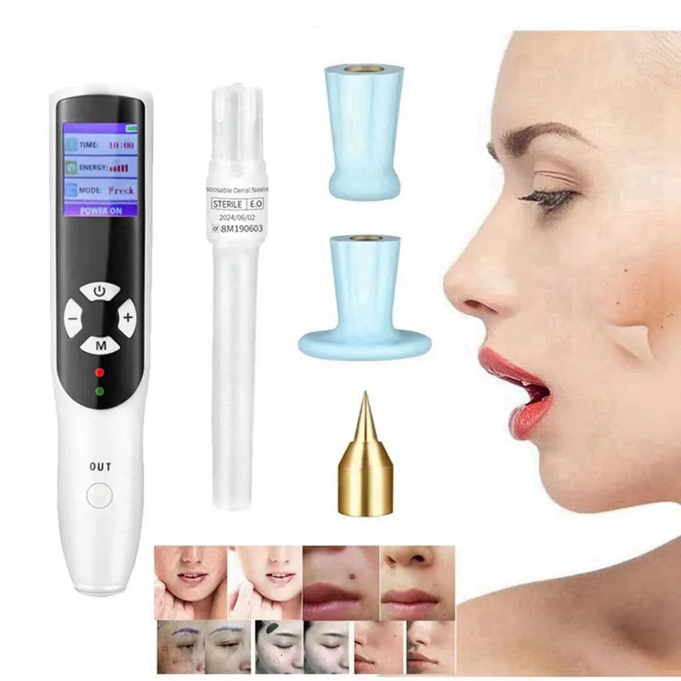2 in1 Professional Ozone Plasma Pen Facial Skin Lifting Wrinkle Removal Blemish & Mole Removal Freckle Beauty Device