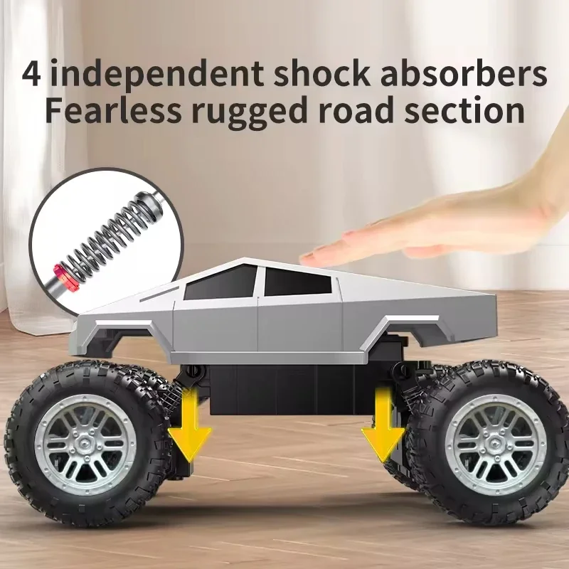 Camion Monster RC Tout-Terrain Cyber - Voiture Télécommandée 4x4