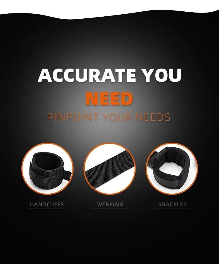 Couples Sex Flirting Tied Legs Toys BDSM Bondage Restraints Harness Adjustable Open Legs Spreader For Women and Men