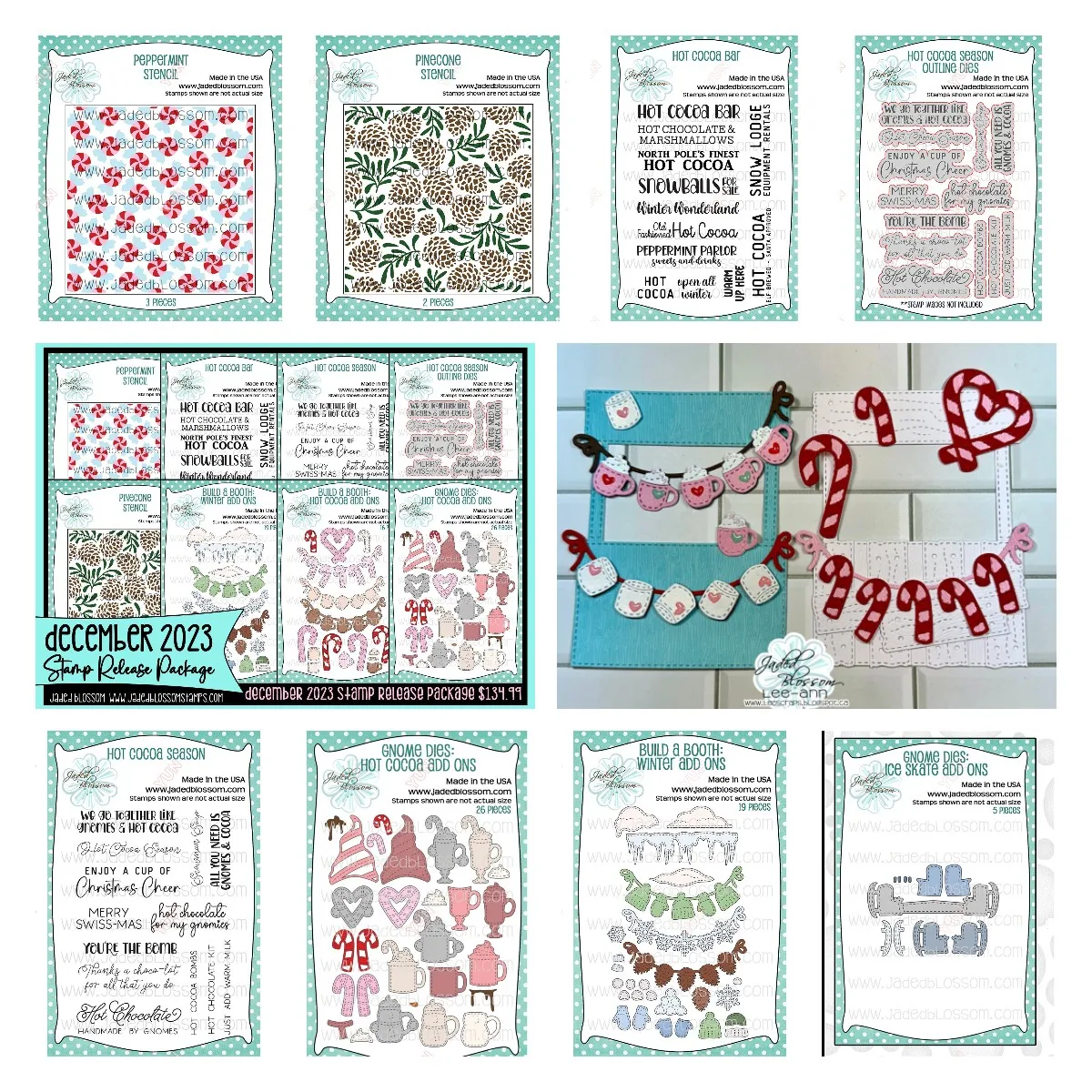 

Hot Cocoa Bar Pinecone Stencil Metal Cutting Dies and Silicone Stamps Stencil DIY Scrapbooking Paper Handmade Greeting Card