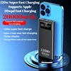 New 20000mAh 120W Power Bank Fast Charging Ultralarge Capacity Portable Digital Display External Battery for Huawei Iphone 16 2