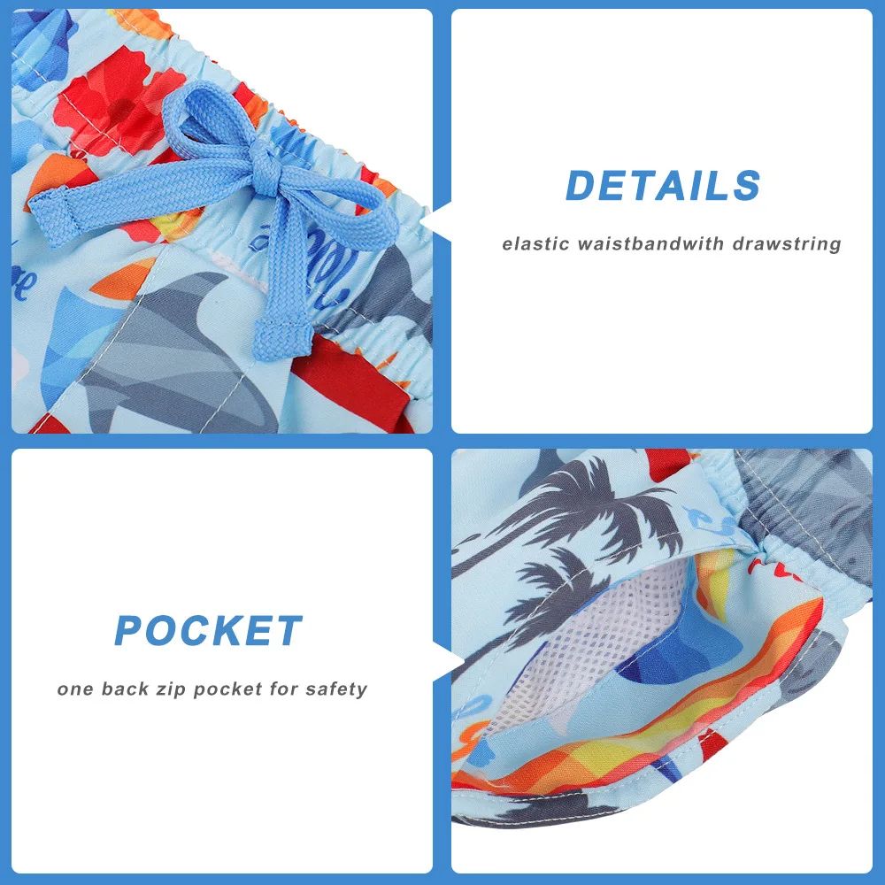3-15Y Summer Boys Shorts Beach Swimming Shorts Fast Dry Baby Boys Shorts Children Clothing Pants Swimwear Trunk Plus Size 5