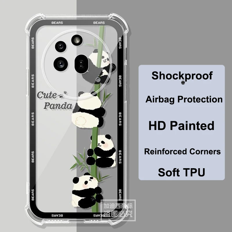Enhanced Transparent Shockproof Anti-Fall Phone Case - Slim and Soft TPU Cover