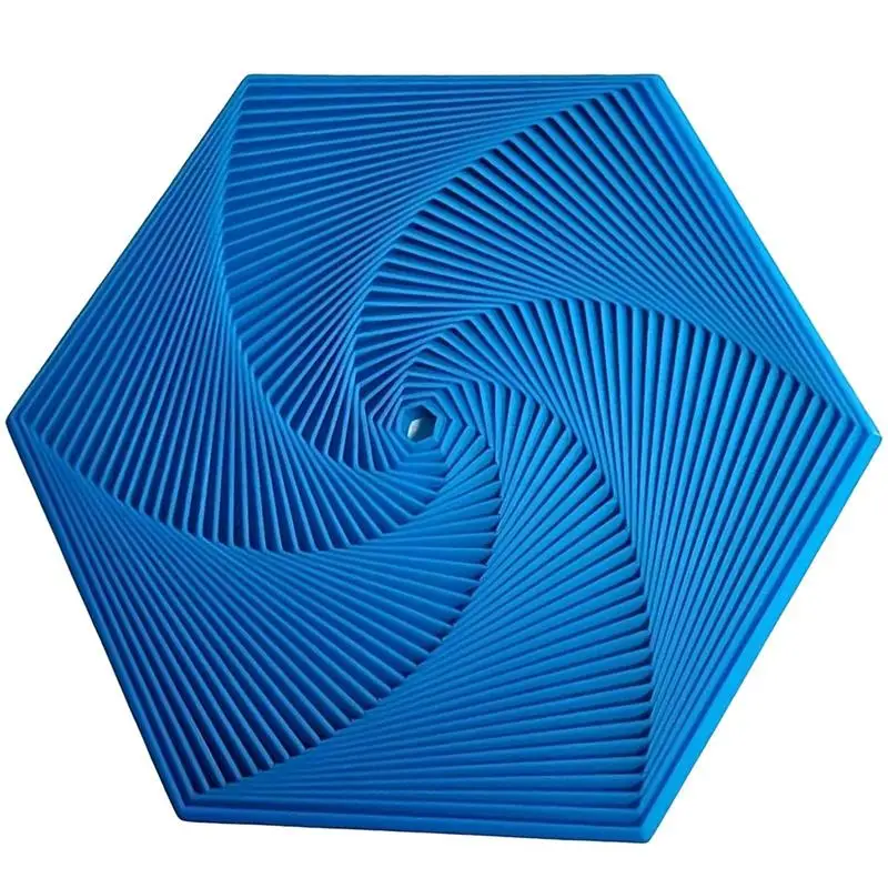 Fidget Toys 3D Printed Fractal Hexagon Portable Playing Sensory Anti-stress Desktop Ornament Kid Visual