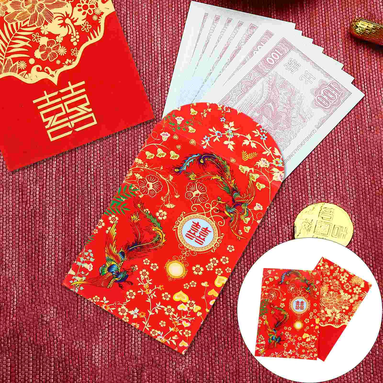 

Mini Red Envelopes Practical Coin Purses Festive Red Envelopes Wedding Gift Money Bags Creative Money Bags Red Envelopes