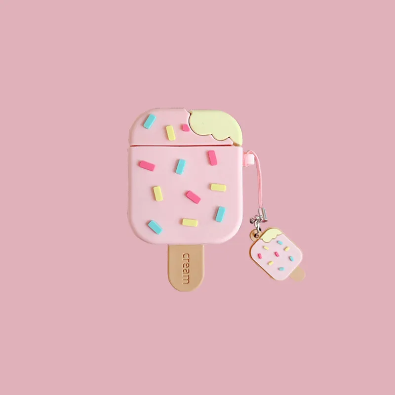 Cartoon Cake Panda Crabs 3D Earphone Case Cover