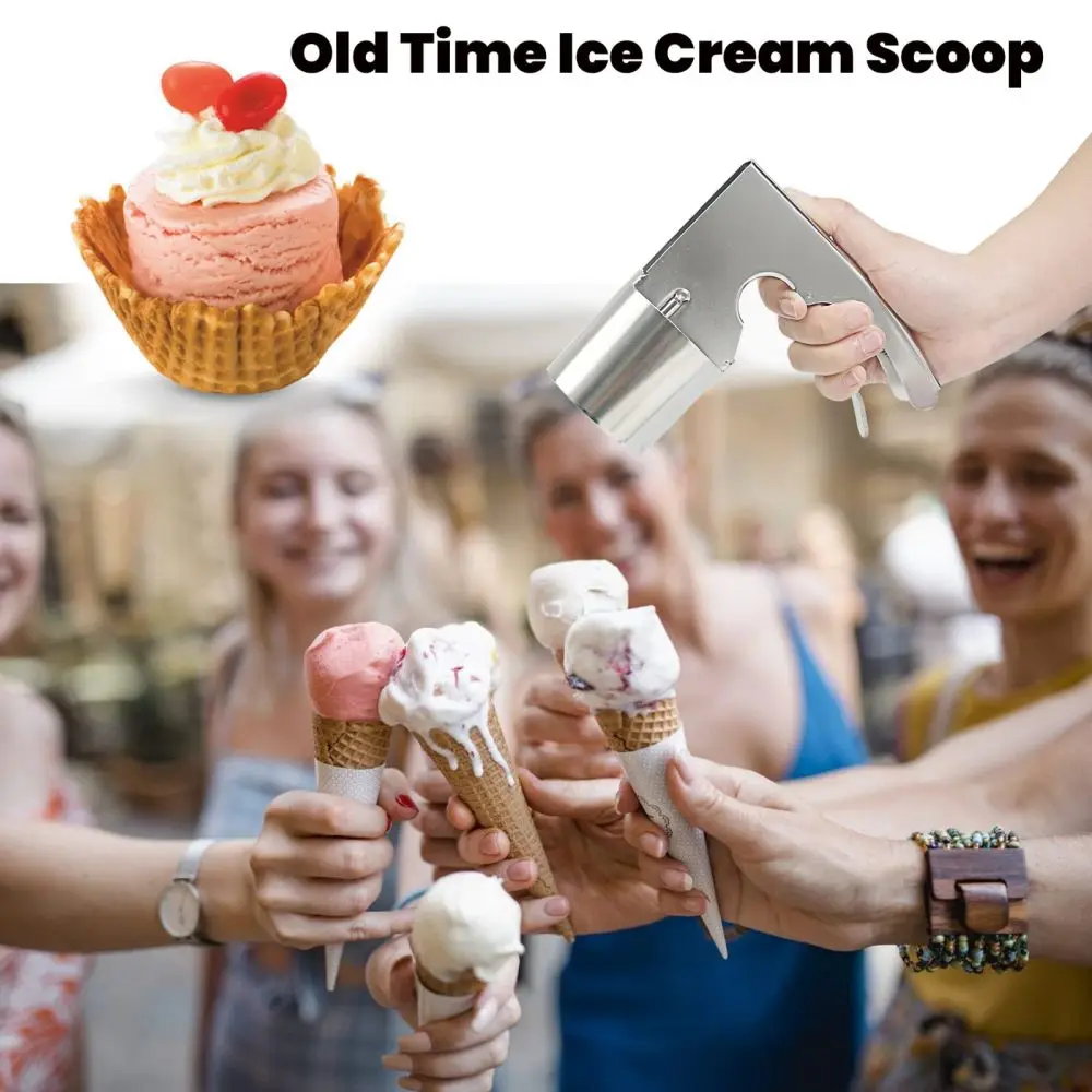 1PCS Ice Cream Scoop Big Volume Scoop Cylindrical Ice Cream Scoop