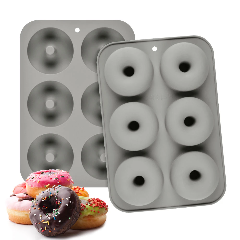 inleveren Transistor Golf Siliconen Donut Mal Non Stick Donut Deegvormen Bakvorm Bakvorm Chocolade  Cake Dessert Diy Biscuit Bagels Muffins Donuts Maker| | - AliExpress