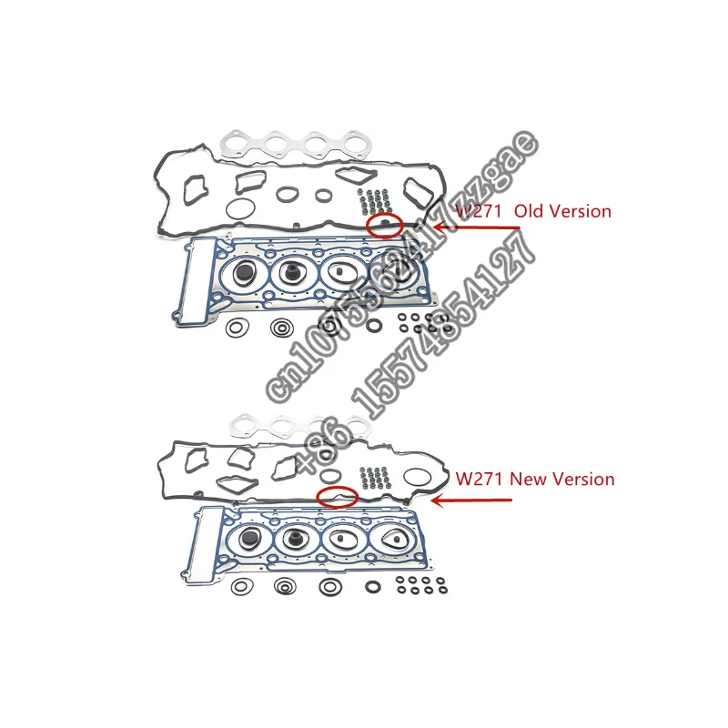 

2710160921 Auto Engine Parts Cylinder Head Gasket Repair Kits for W271