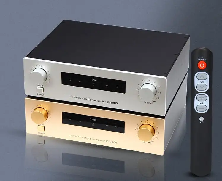 

C2900 Fully Symmetric Split Stereo Preamp HiFi XLR Balanced Class A Remote Control Audio Preamplifier Audio Amplifier ,30HZ~10KH