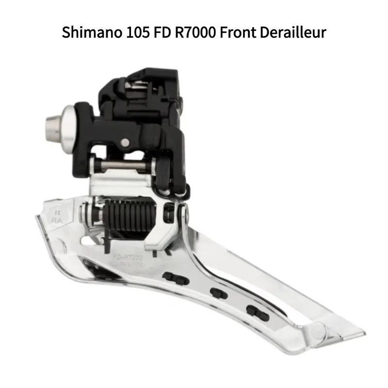 Dérailleur route avant à braser marque Shimano 105 r7000 double couleur noir 11 vitesses - Maxi
