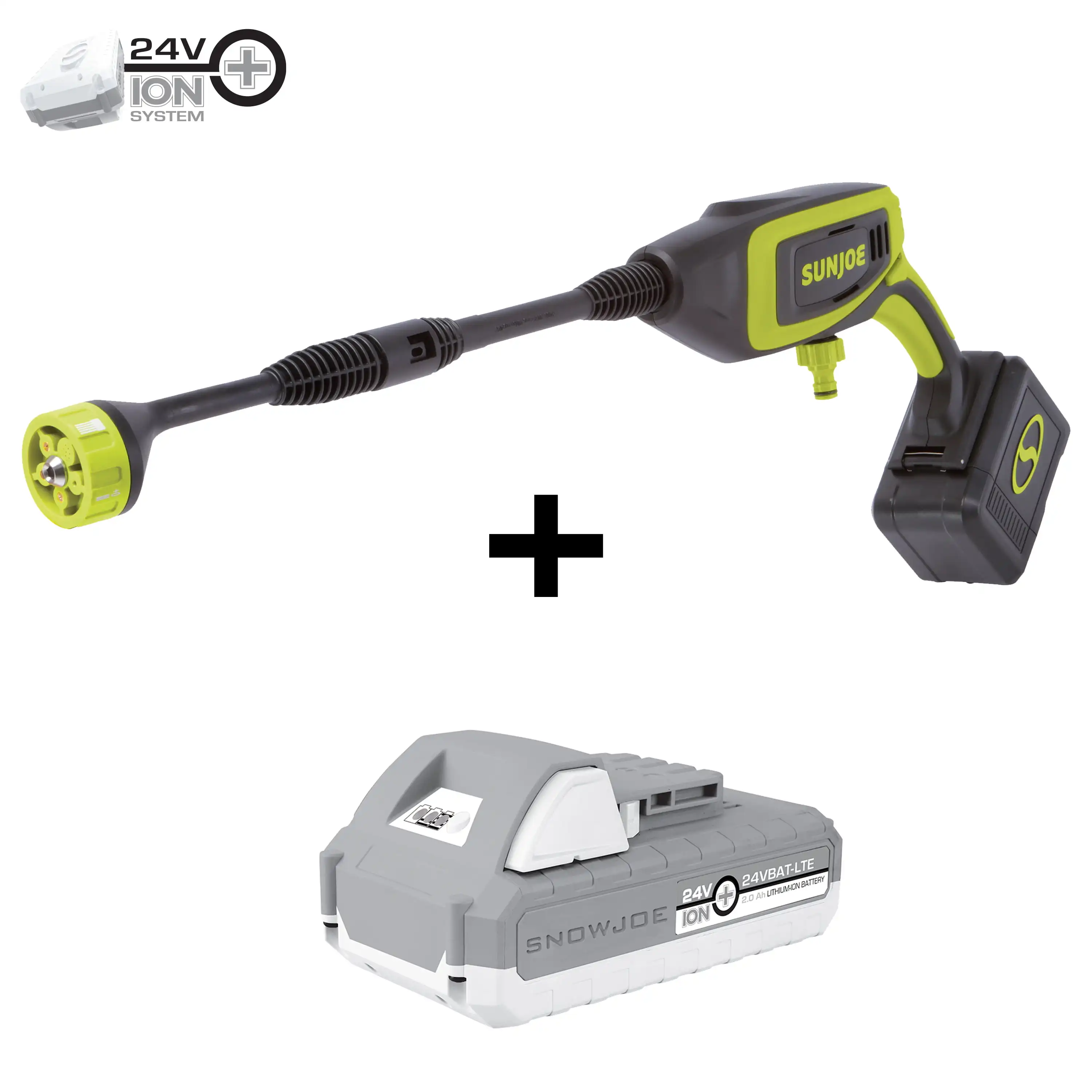 

24V Cordless Power Cleaner Kit, Accessories, 2.0-Ah Battery & Charger