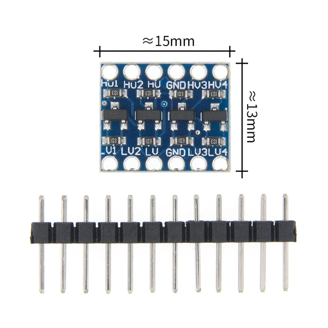 4 Channel IIC I2C Logic Level Converter Bi-Directional Module 5V to 3.3V - Image 6