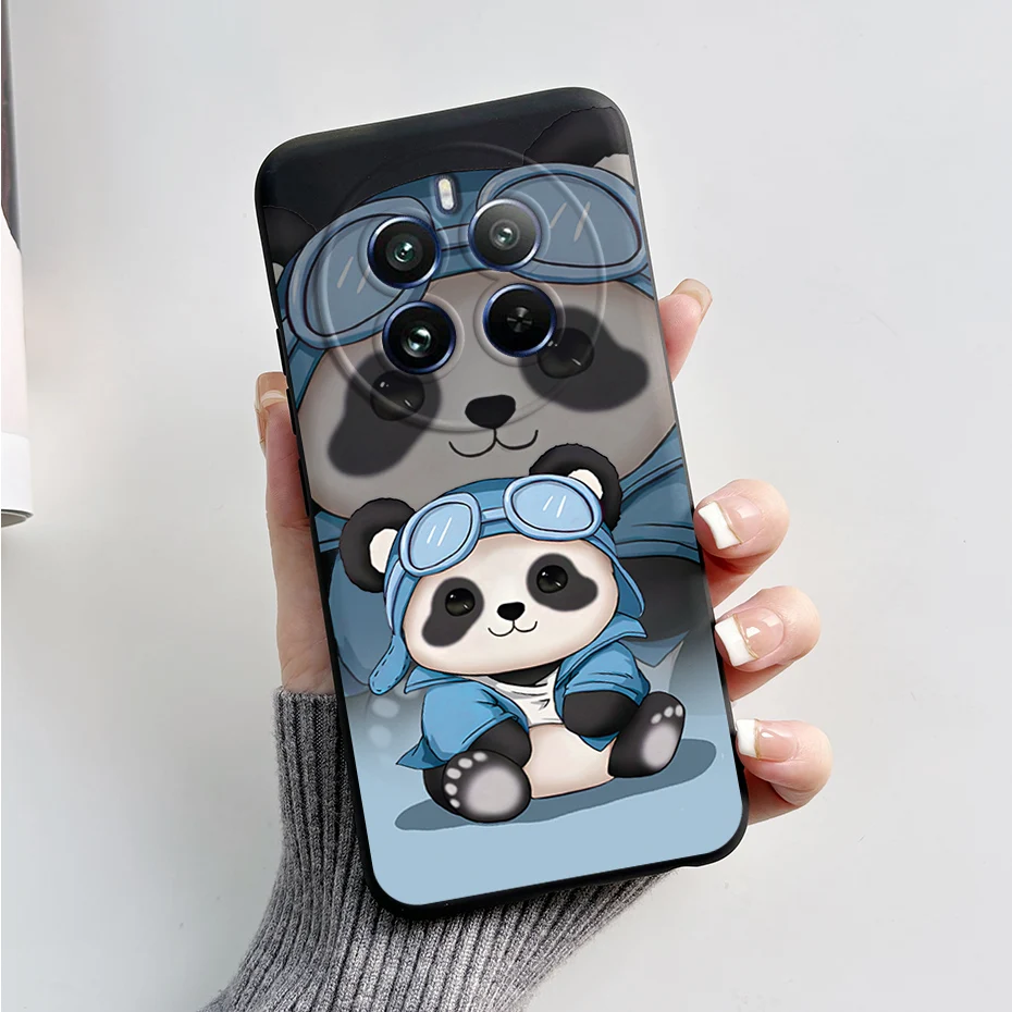 Cute Rabbit & Panda Matte Soft Protective Phone Case -