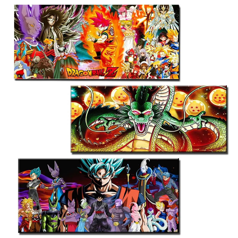 large size Diamond Painting Shenlong Dragon Ball Mosaic Cross Stitch Set Embroidery Japanese Anime Boy Room Home Decor D33