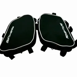 Bumper Storage Bags for Adventure Motorcycle Crash Bars (Black)
