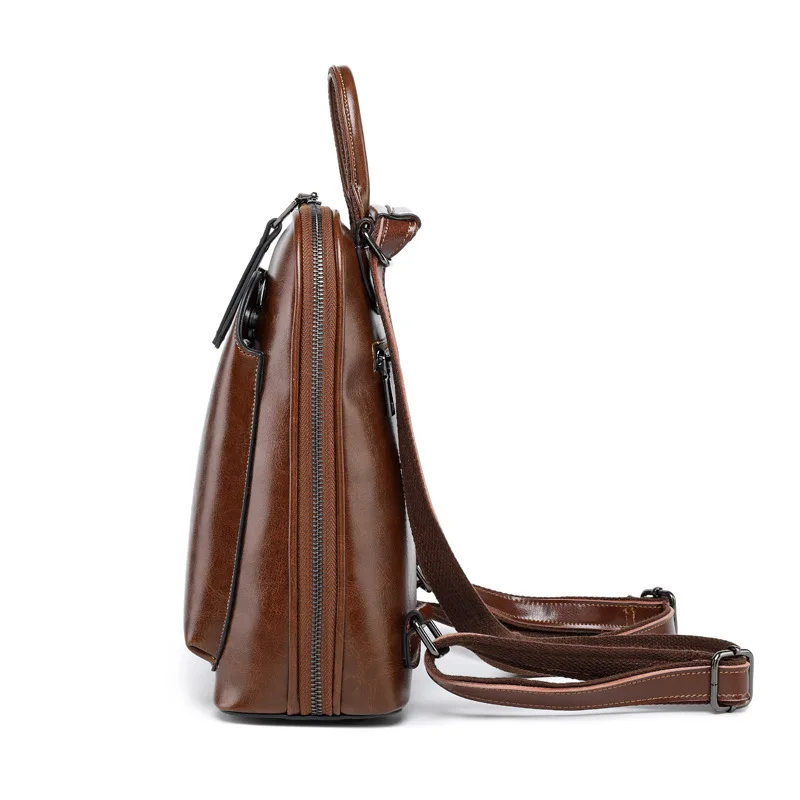 2023 Bag for Women Luxury Backpack High Quality retro Genuine Leather Handbags Fashion Ladies Messenger Tote Shoulder Bagpack