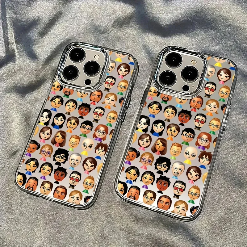 Transparent Full Screen Character Phone Case with Soft Cover