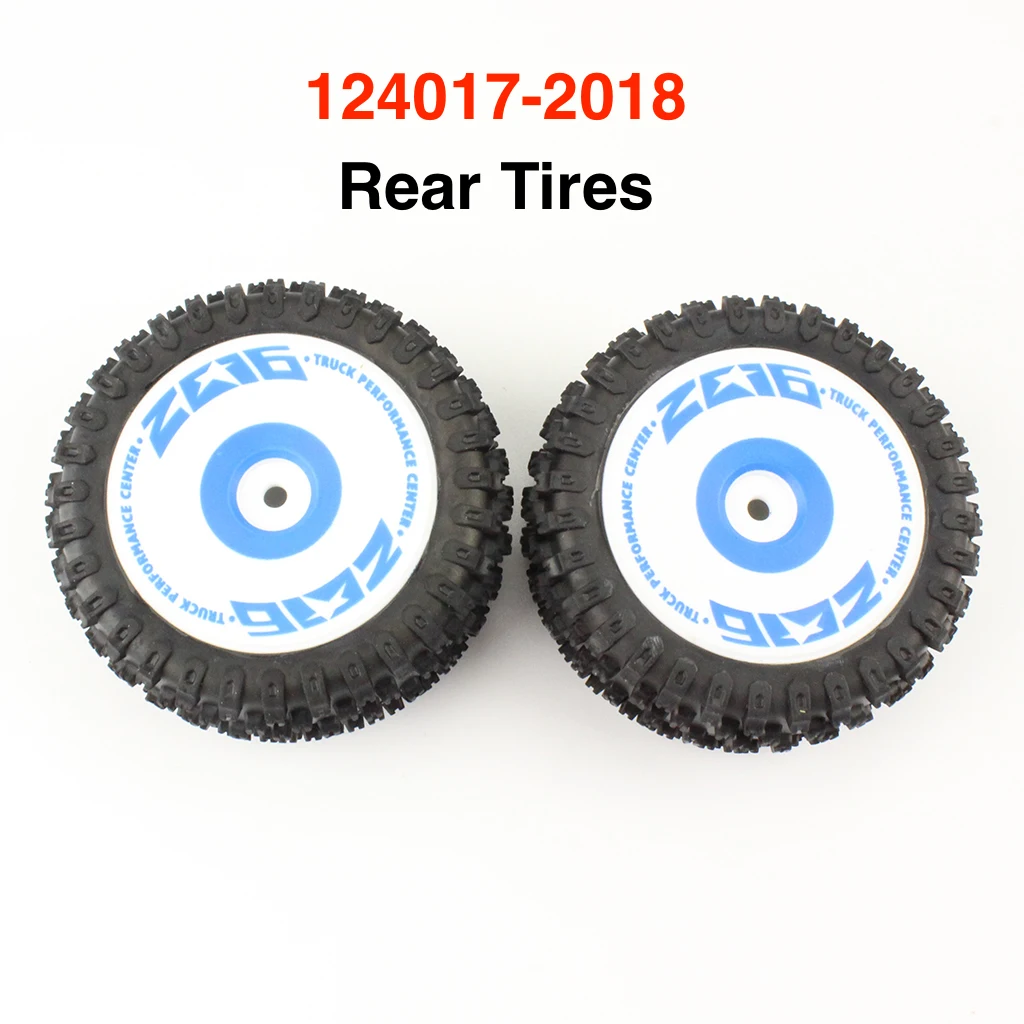 Front and Rear Wheel Tire Tyre for Wltoys 144001 144010 124016 124017 RC Car Upgrade Parts Spare Accessories 6