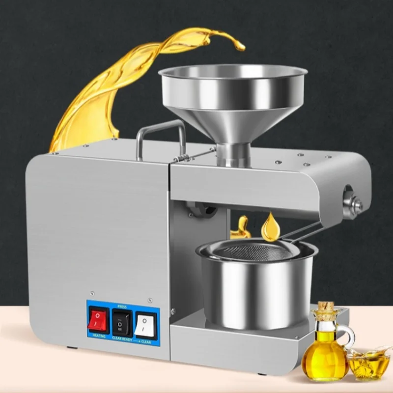 X-SS-08  hot-selling coconut soybean sesame oil making machine Automatic peanut rapeseed oil extrusion machine 6
