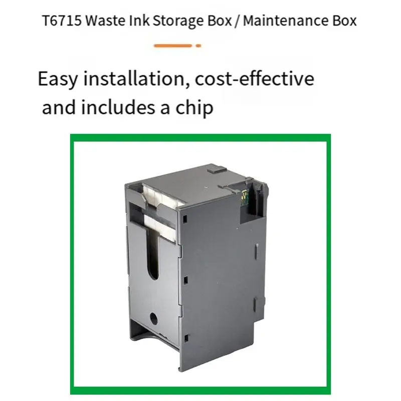  Epson Workforce Pro WF-3820 T6715 잉크 유지보수 박스 WF-4820 EC-4020 WF-4830 WF-4720 WF-4834 WF-4734를 저렴하게 구매하세요