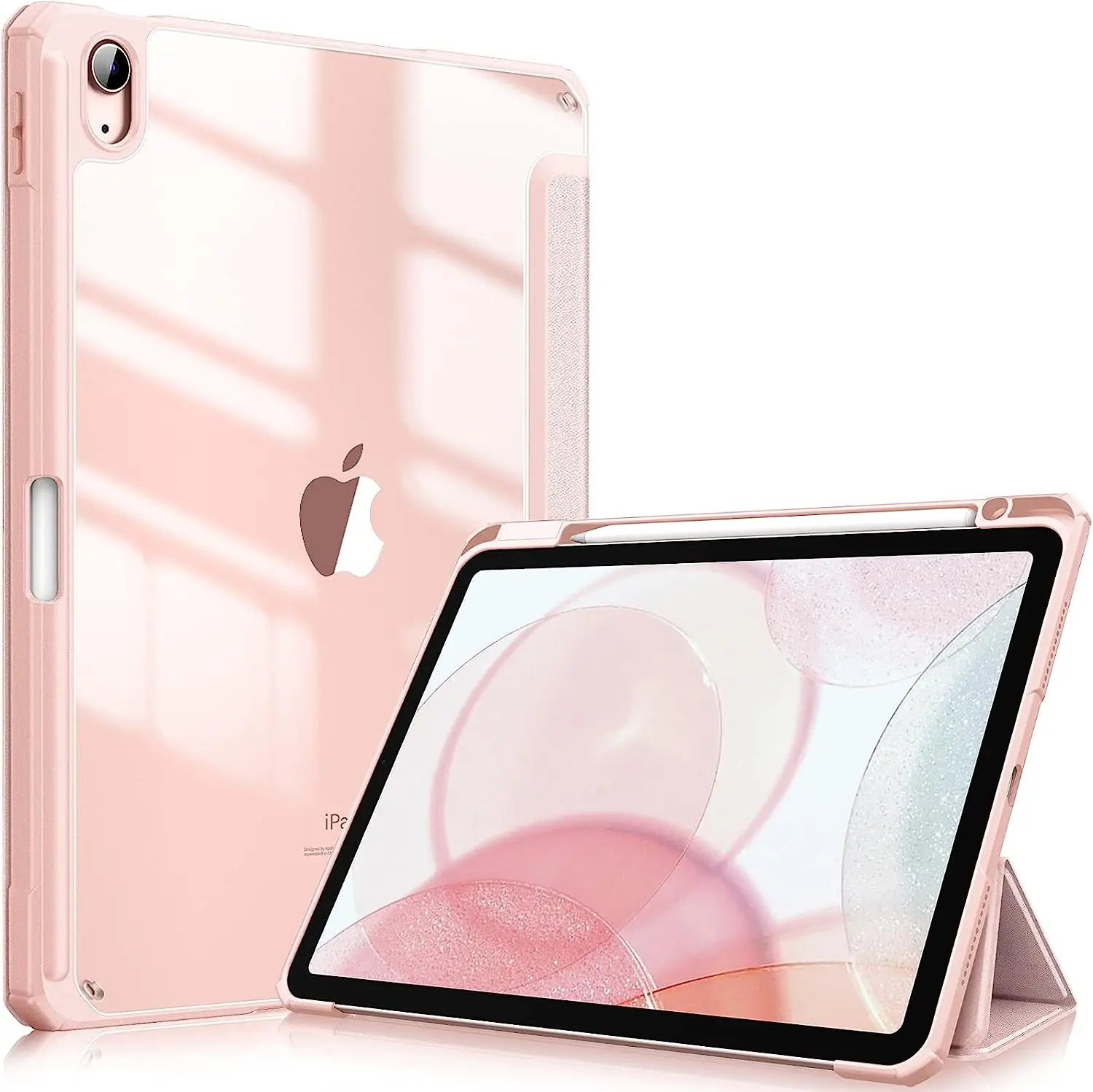 Sleek Multi-Generation Tablet Case with Pencil Holder