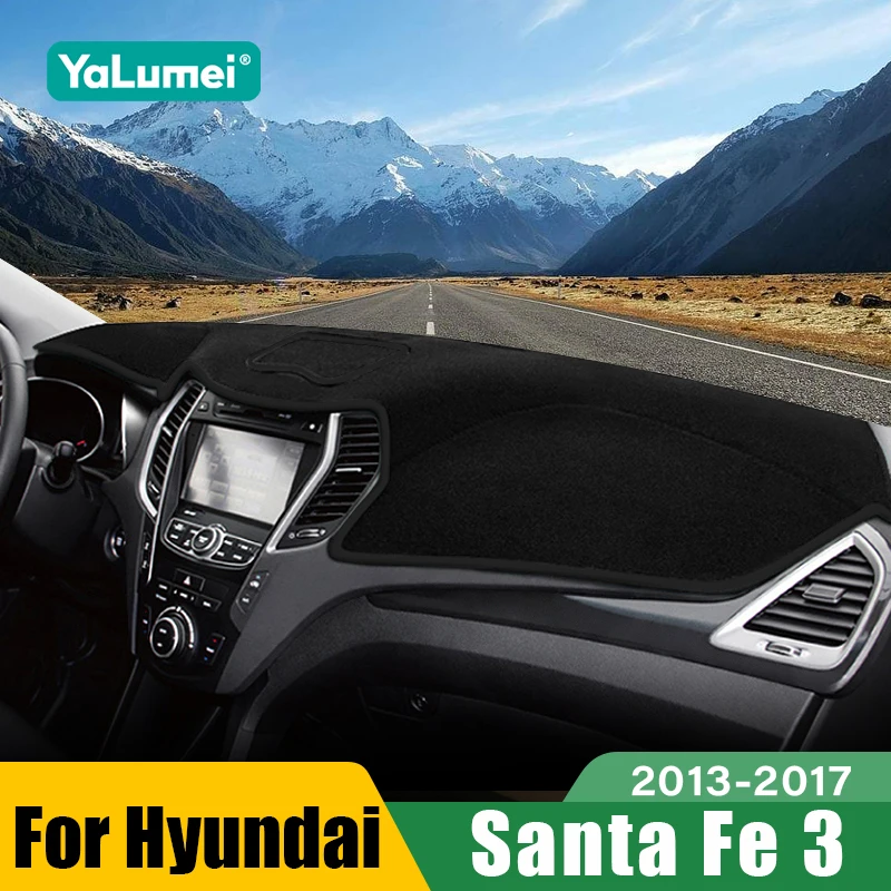 Für Hyundai Santa Fe 3 DM Auto Dashboard Sonnenschutz Abdeckung Instrument Schreibtisch Nicht-slip matte Zubehör