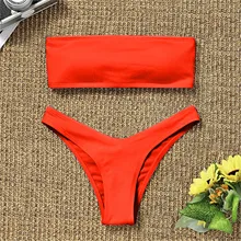  Two Piece Swimsuit Women Sexy Bikini Set Ruffle High Waisted Swimsuits 2 Piece Women's Bikini High Waisted Tummy Control New LW 