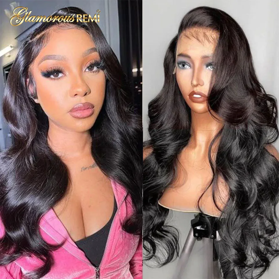 

Glueless Wigs Human Hair Preplucked Body Wave Lace Front Wig Natural Color 13x4 Body Wave Human Hair Lace Frontal Wigs For Women