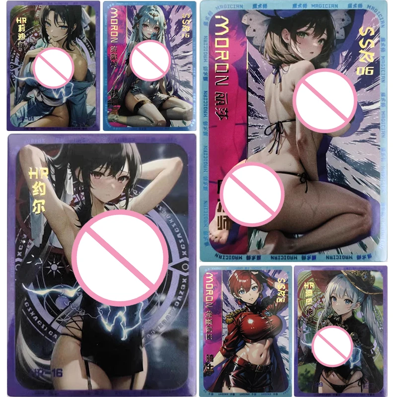 

Anime Goddess Story SSR HR series collection card Lisa Minci Yor Forger Kiyohime Christmas birthday gift Entertainment toys