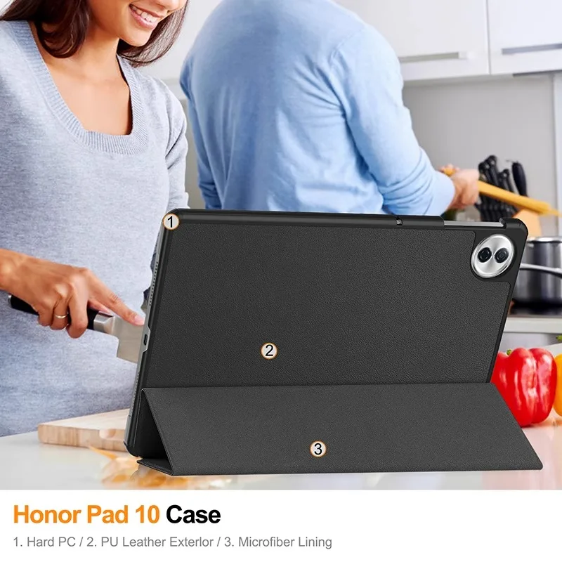 Deluxe Folding Flip Stand Smart Case with Auto Sleep