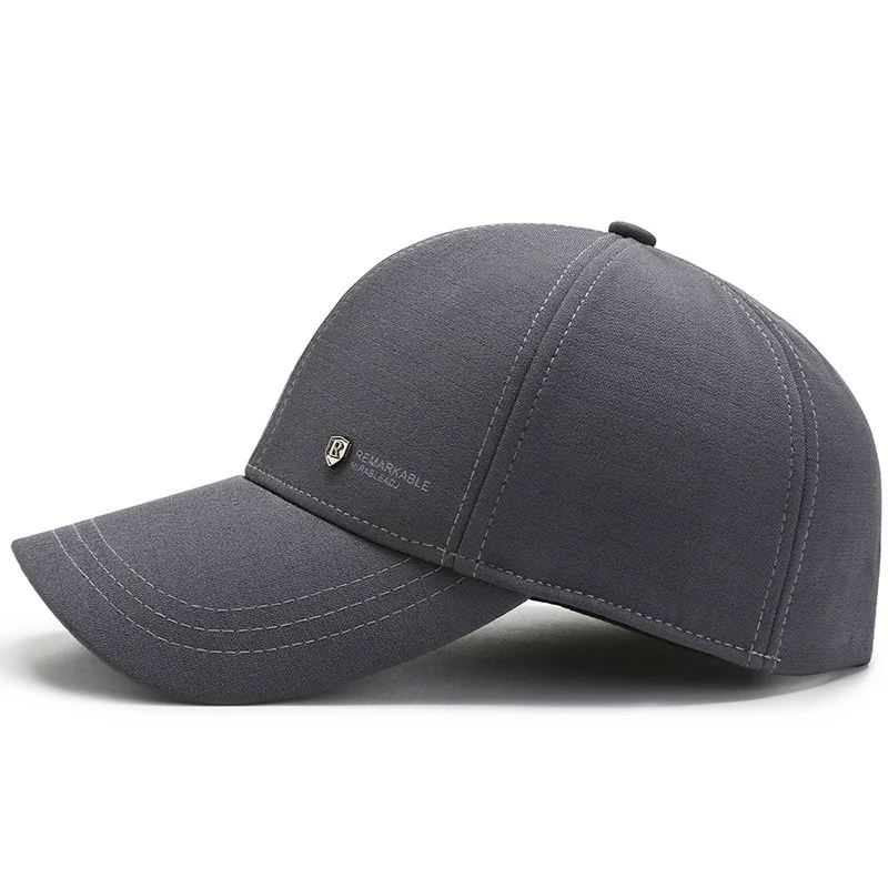 Winter Warm Hat Solid Baseball Caps Adjustable Dad Hat Windproof Warm Hat With Lined Outdoor Sport Hat 3