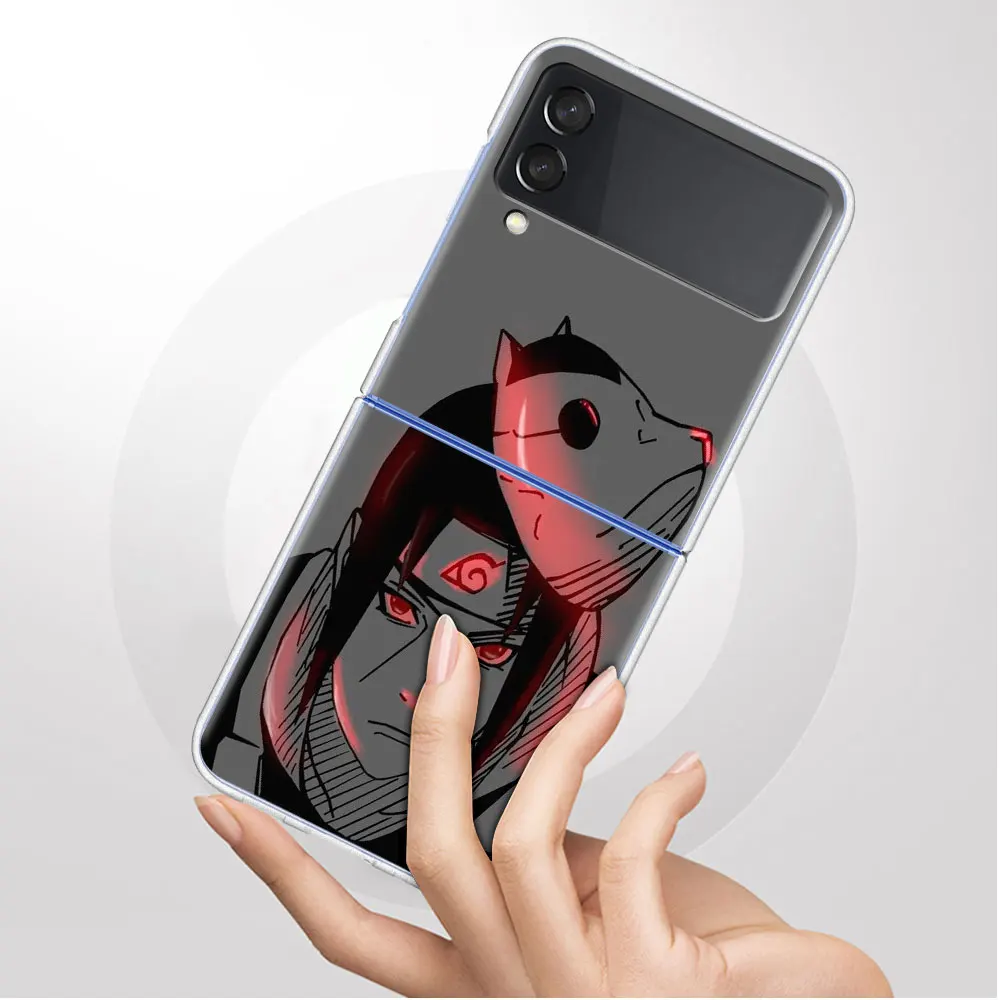 Naruto Shisui Uchiha Samsung Galaxy Z Flip 5 Clear Case