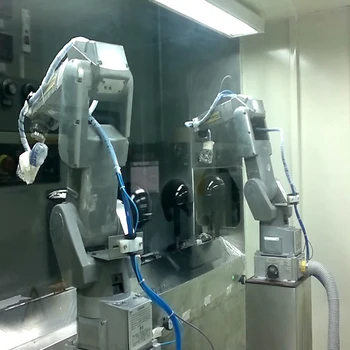 Car Painting Line Electrostatic Coating Equipment Metal Coating Machinery