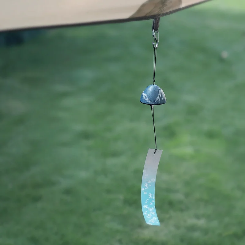 Cast Iron Bells Camping Retro Decor Wind Chimes Garden Creative Hanging Ornaments Metal Doorbell Rattle, Camping Garden Supplies