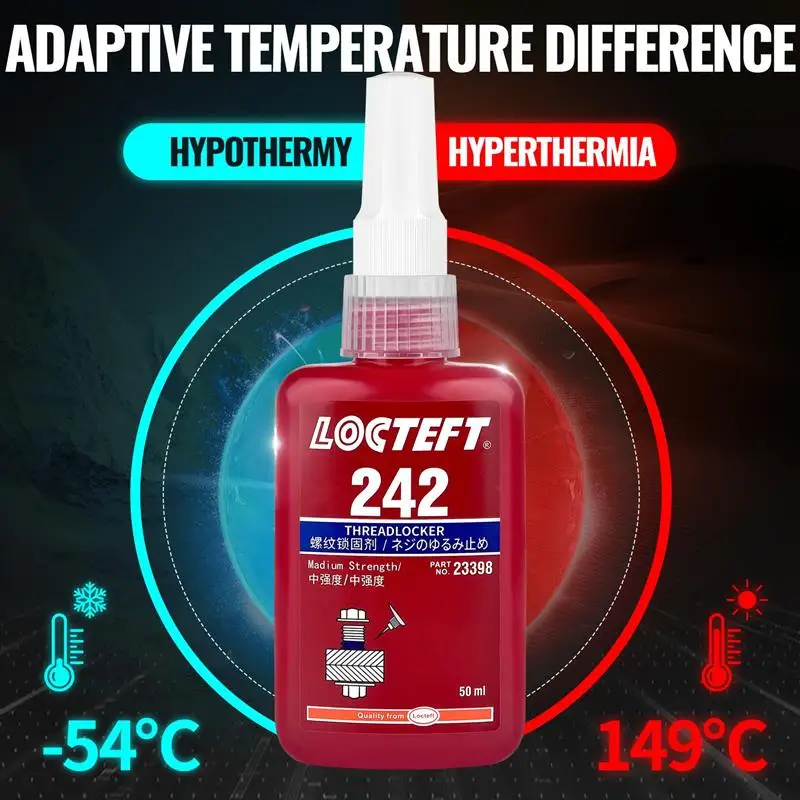 Threadlocker Glue 50ml Quickly Cured Anaerobic Adhesive