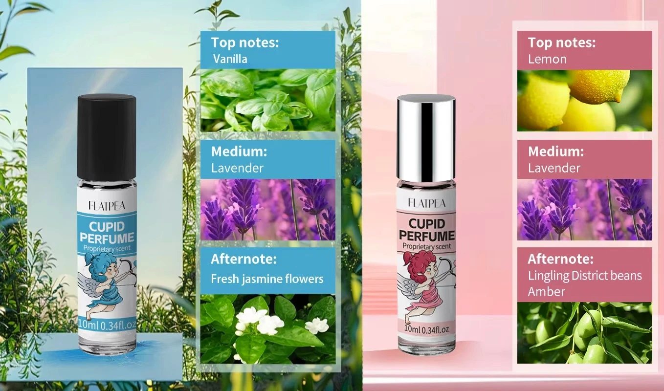 52XS Cupid Date Pheromone Perfume Men's Perfume Women's Long-lasting Natural Perfume Gentle Non-pungent Body Spray Roller_voghion.com