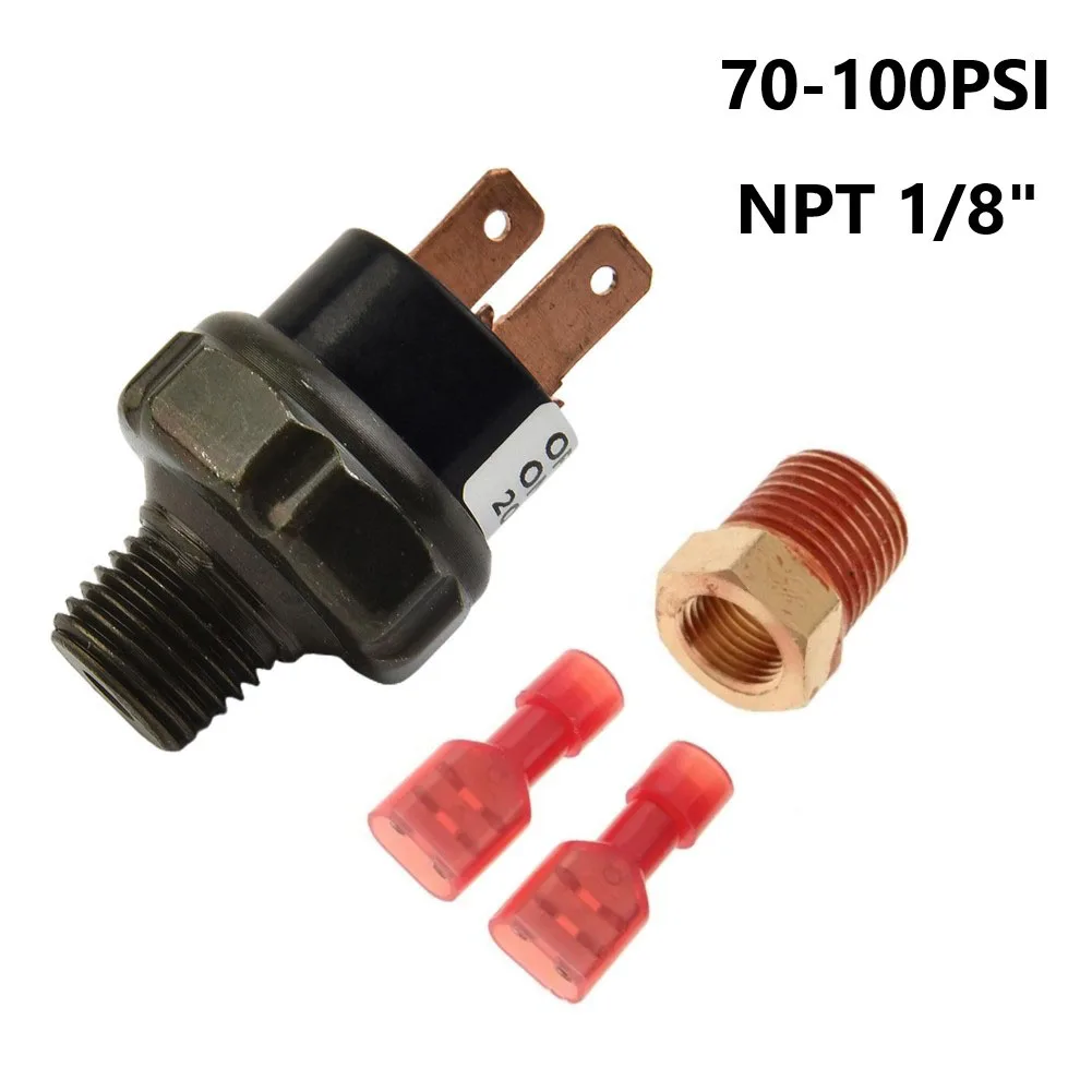 

1pc NPT1/8 Heavy Duty Pressure Switch Tank Mount For 12 Compressor Air Horn Part 6*2*2 Cm Air Compressors Power Tools Accessorie