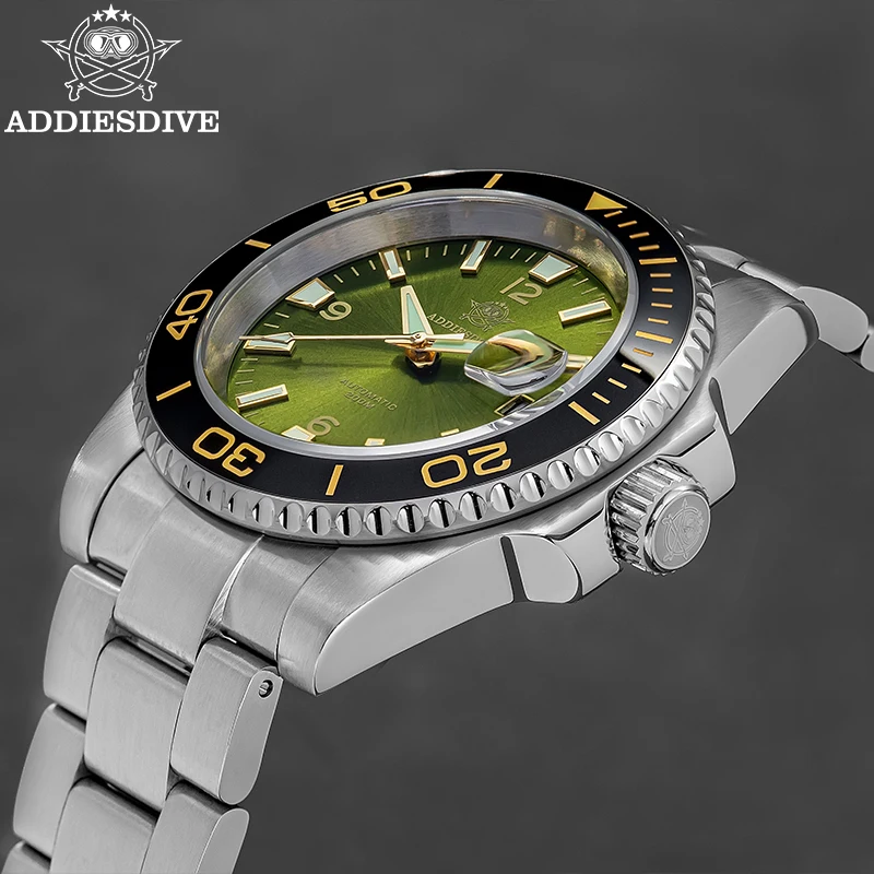 ADDIESDIVE AD2085 Automatic Mechanical Watch reloj hombre Japan