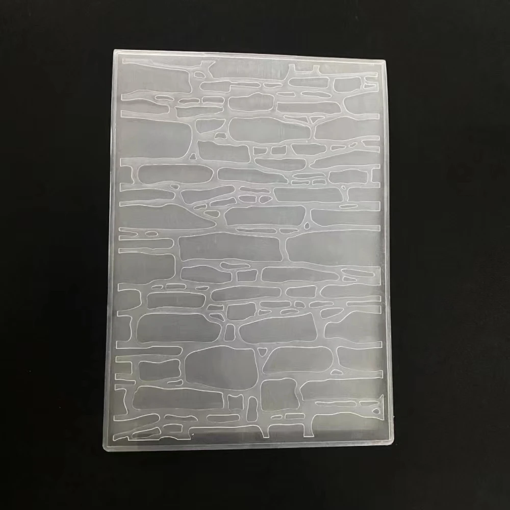 3D texured Wall Brick Drawing stencil Embossing Folder For Card Making DIY Plastic Scrapbooking Photo Album Card plastic embossing folder embossing folder