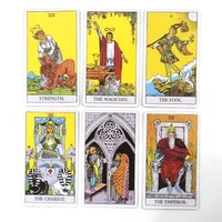 The Rider Tarot with Tin Box Tarot Cards Gilded Edge with Paper Guidebook Oracle Tarot Game Deck Party Astrology Cards Oracle 2