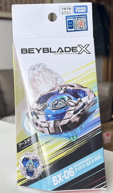 Original Takara Tomy Beyblade X BX-06 Booster Night Shield 3-80N