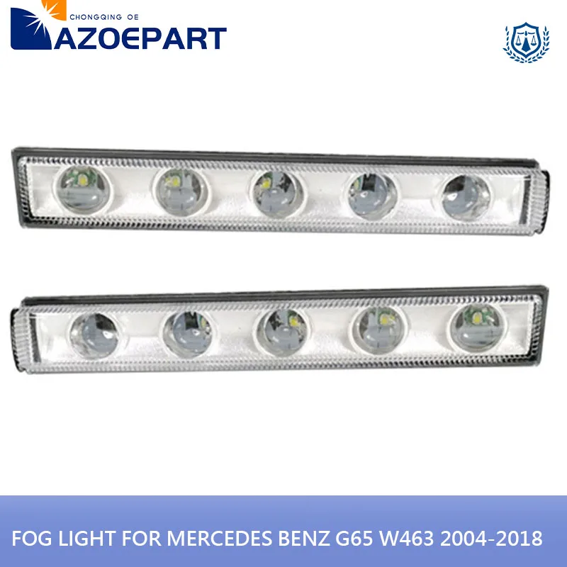 

White Car LED Daytime Running Light for Benz G65 W463 2004-2018