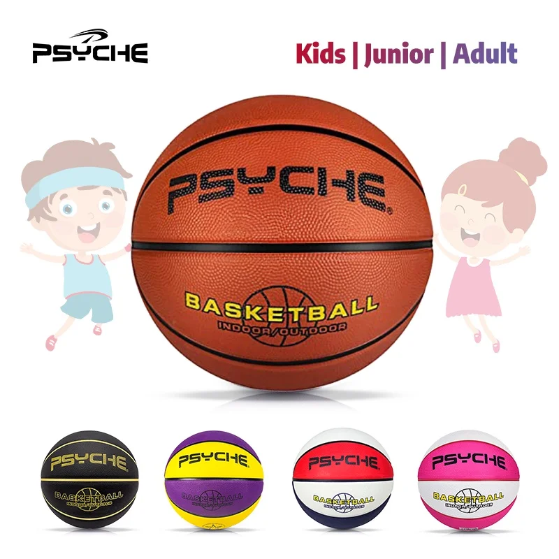 Basketball Ball Size 3 Size 5 7 Kids Youth Adult (With Free Pin、 Net、Pump)