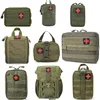 Outdoor Molle Bag Tactical Medical First Aid Bag Molle Utility EDC Waist Pack Phone Holder Pouch Camping Hunting Tools Pack 1