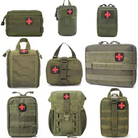 Outdoor Molle Bag Tactical Medical First Aid Bag Molle Utility EDC Waist Pack Phone Holder Pouch Camping Hunting Tools Pack 1