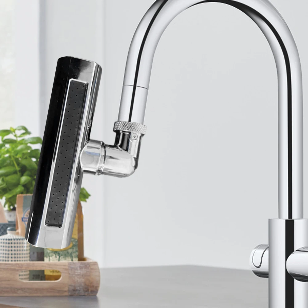 Description Picture 6 of itemWaterfall Kitchen Faucet 360° Swivel Kitchen Sink Spray Nozzle Splash-proof Sink Faucet Sprayer Adapter 4-Mode for Kitchen Sink