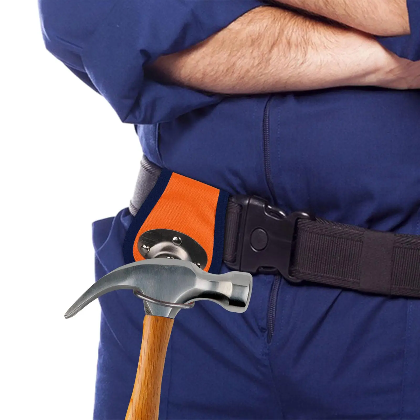 

Hammer Holder Fixed Hammer Holder Woodworking Tool Mallet Portable Wear Resistant Carpentry Oxford Cloth for Hatchet Hammer Loop