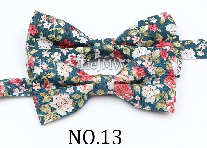 Cotton Floral Parent-Child Bowtie Set Bow Tie Necktie For Men Wedding Party Business Suits Gravata Pink Yellow Butterfly Cravats