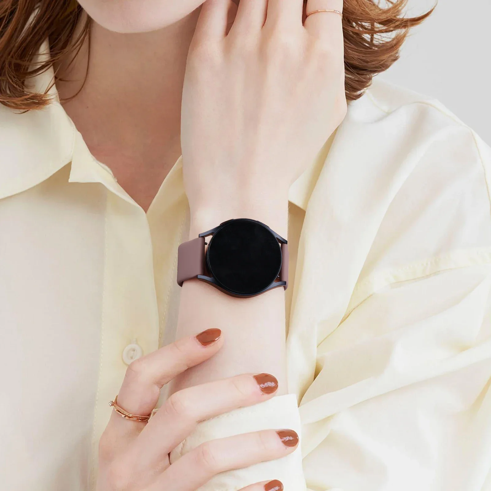 Silicone Sport Watch Band - 20mm Strap